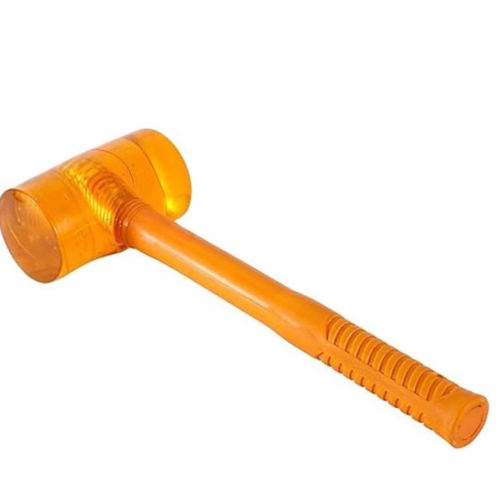 Ciocan Silicon Transparent, 420g, Cu Maner Ergonomic, Anti-Alunecare, Pentru Asamblare Mobilier, Reparatii Auto, Lucrari Fine Fara Urme