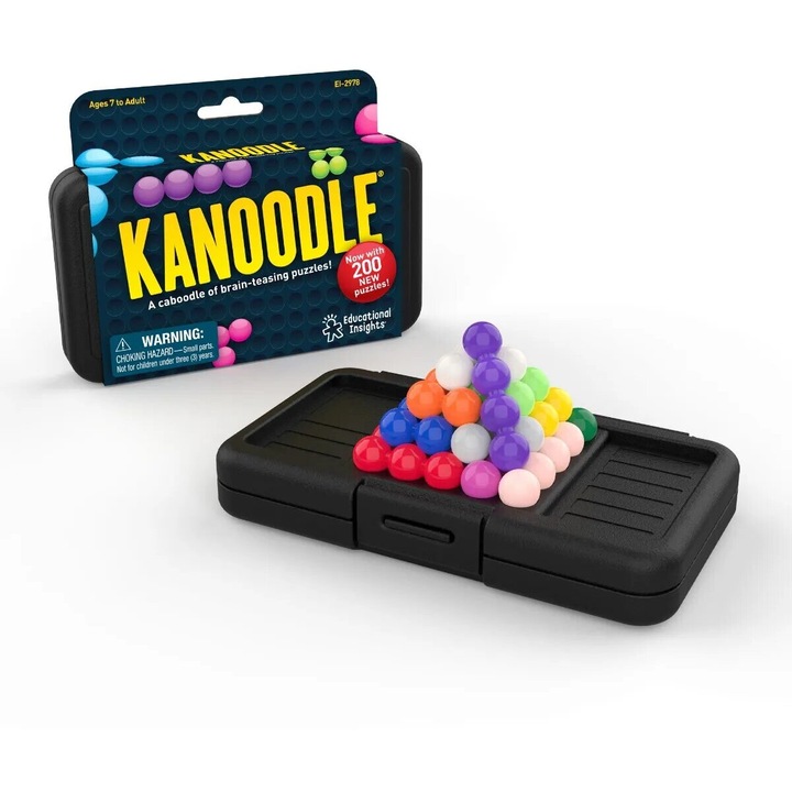 Joc de logica Educational Insights - Kanoodle, 200 provocari