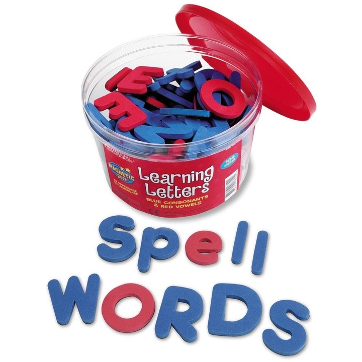 Joc educativ Learning Resources - Litere magnetice mari si mici