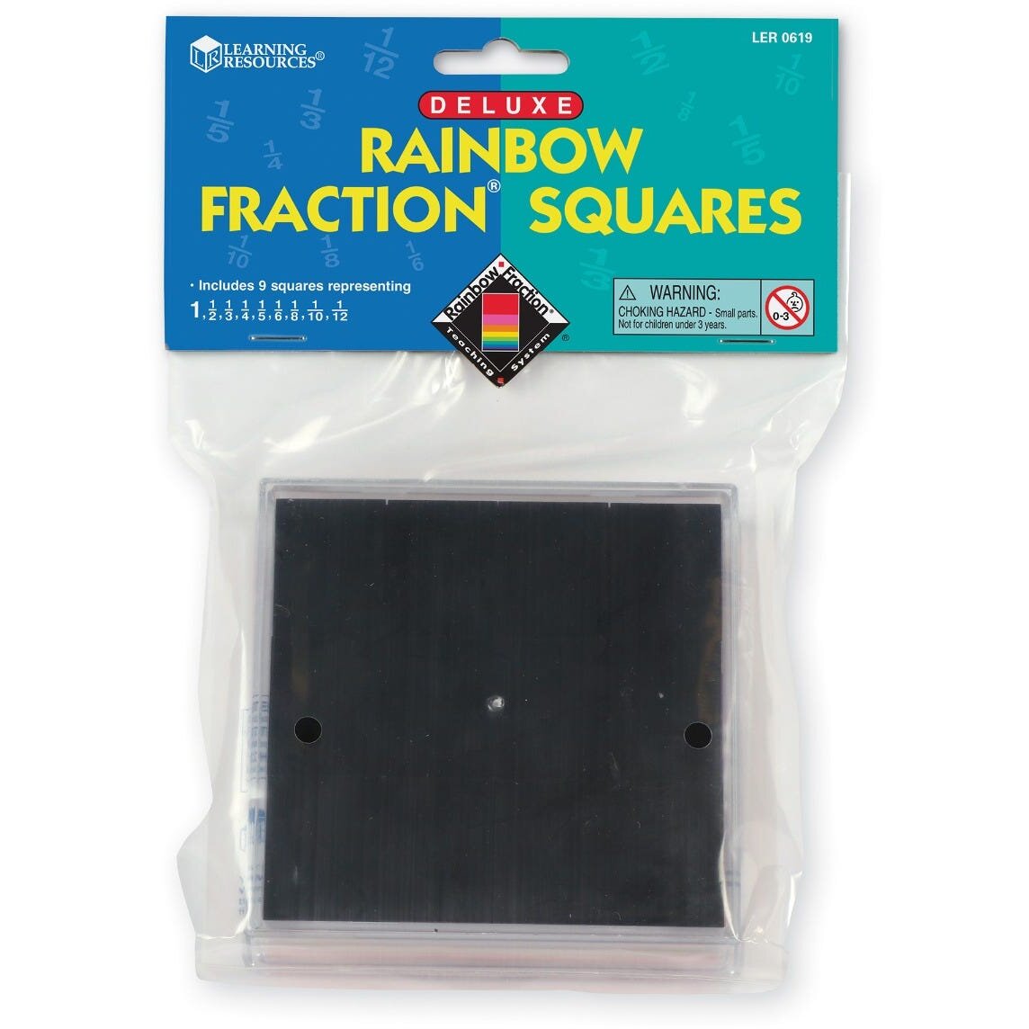 Joc educativ Learning Resources - Geometria fractiilor, Patrate