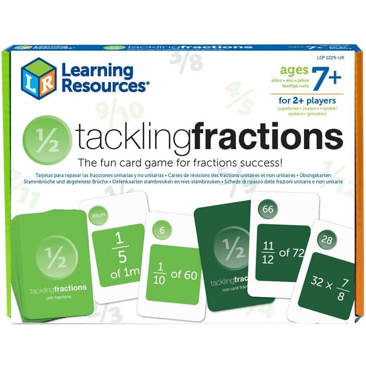 Joc educativ Learning Resources - Exersam fractiile