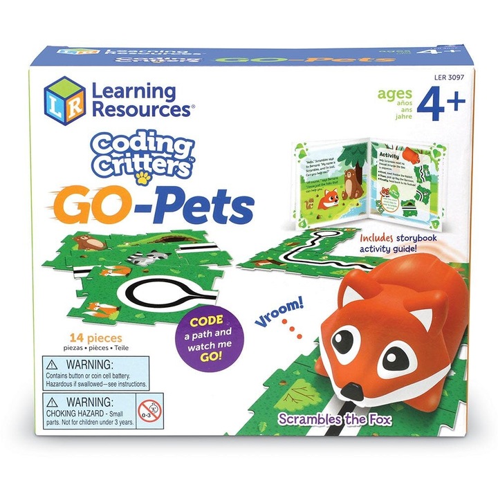 Joc educativ Learning Resources - Coding Critters, Vulpita plimbareata