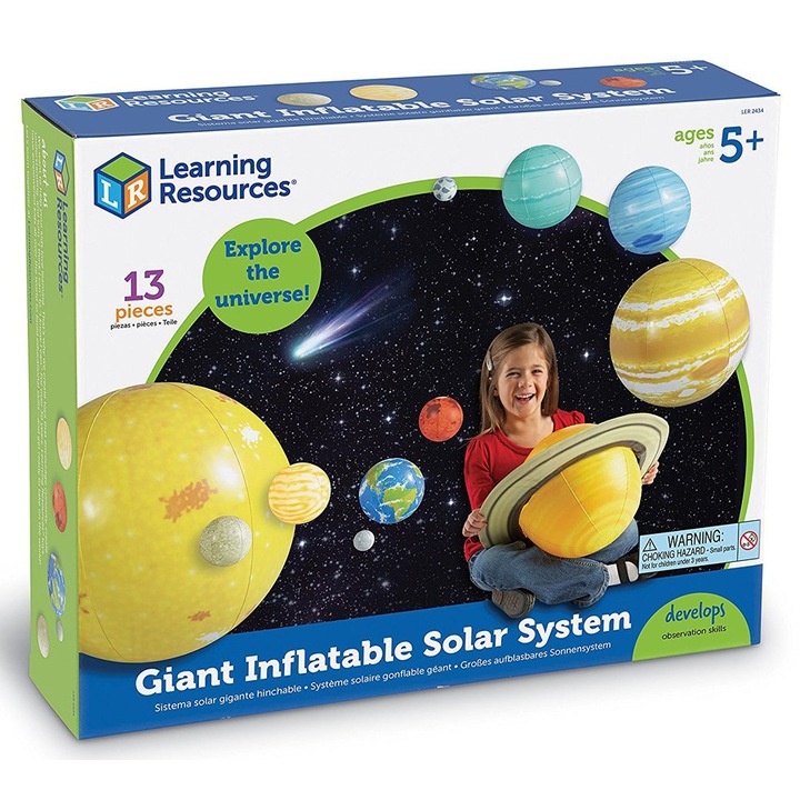Joc educativ Learning Resources - Sistemul solar gonflabil