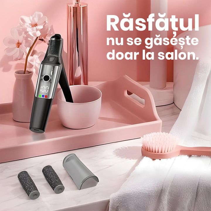 Pila electrica Ewentar SoftGlow EW-37 - detaliu ecran digital sau design