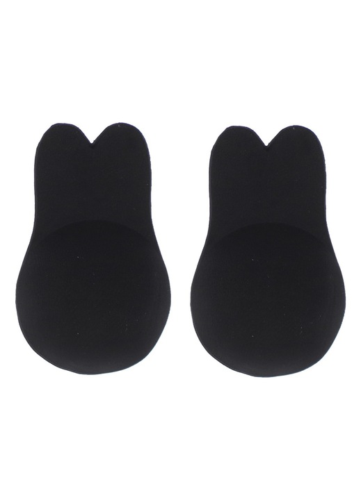 Cupe pentru remodelare si suport, din textil si silicon, Buticcochet, One size, Negru - BST271