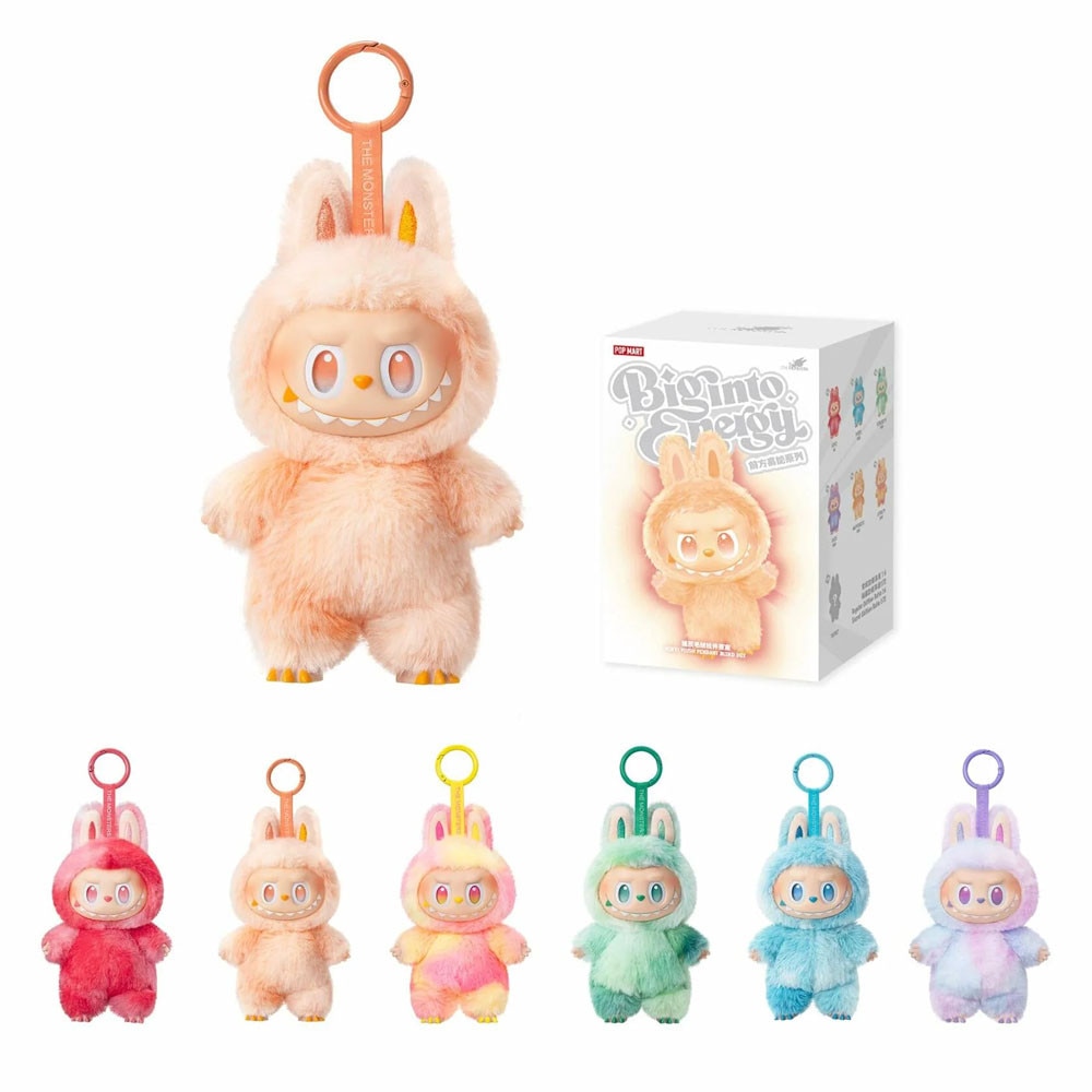 Set 3 jucării de pluș surpriza, NEXTLY, LABUBU BIG INTO