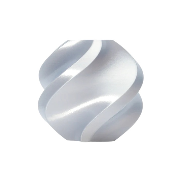 3D Filament Bambu Lab PLA Silk 1.75mm, 1kg-os tekercs, Ezüst