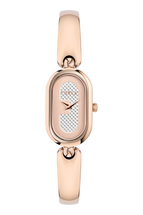 Furla, Ceas analog cu bratara ridgida, Auriu rose