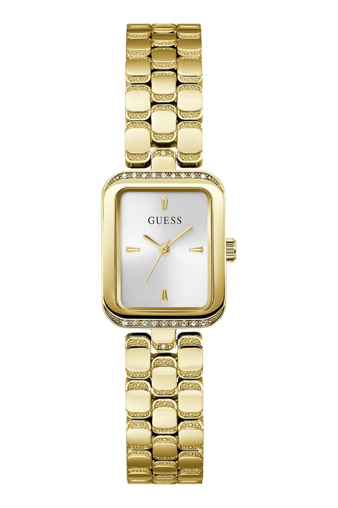 GUESS, Ceas cu cristale Isla Square, Auriu