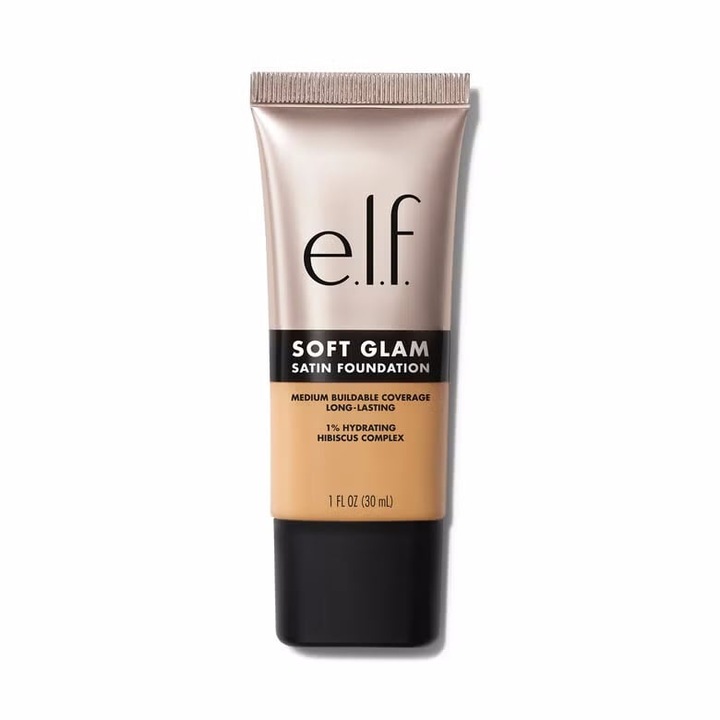Fond de ten e.l.f Cosmetics Soft Glam Satin Foundation 30 Medium Warm, 30ml