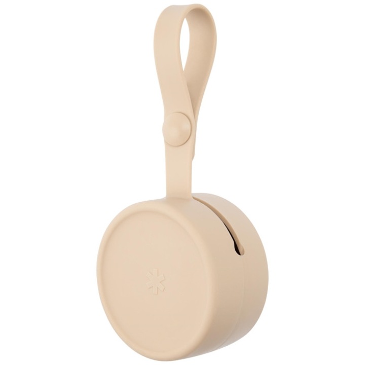 Калъф за залъгалка, Skip Hop, силикон, бежов, 7.6x7.6x3.8см