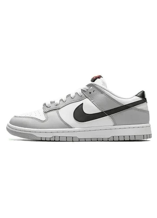 Nike Dunk Low Jackpot férfi sportcipő, fekete, fehér, textil anyagú, modern dizájn