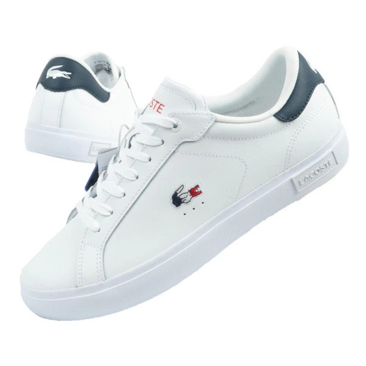 Pantofi sport pentru barbati Lacoste Powercourt 125 1 SMA [749SMA0080407], alb, Alb