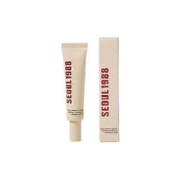 Szemkrém 4% retinális liposzómával és fermentált babkivonattal, 2 darabos szett, ránctalanító, szem alatti karikákra, bőrvilágosító