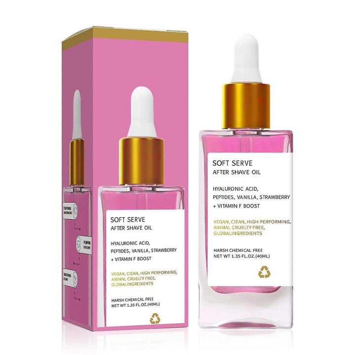 Ulei de ras, formula calmanta, cu parfum de capsuni