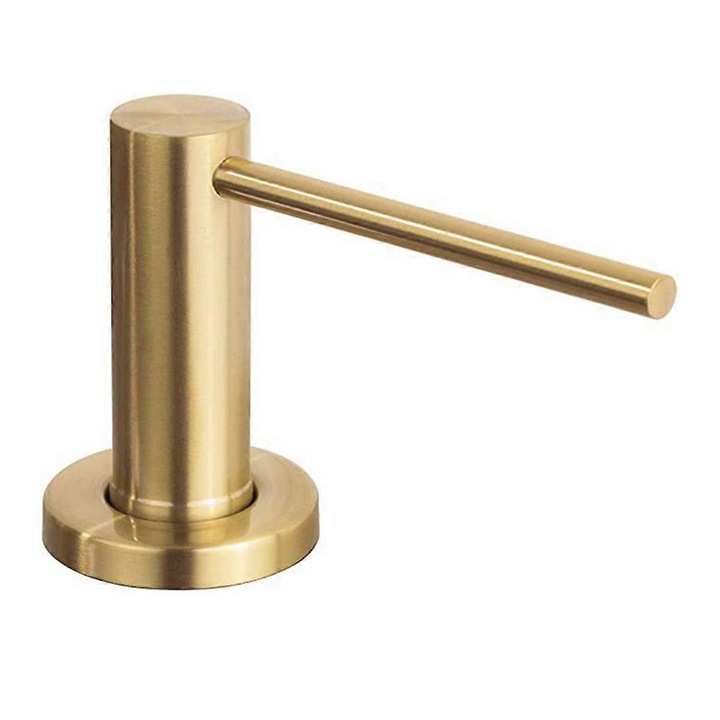 Rozsdamentes acél szappanadagoló, arany, 500ml, multifunkcionális használatra