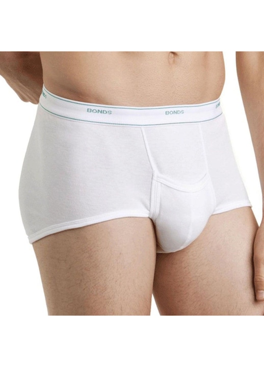 Boxeri barbati, M810, bumbac natural, buzunar frontal, alb, 2XL INTL