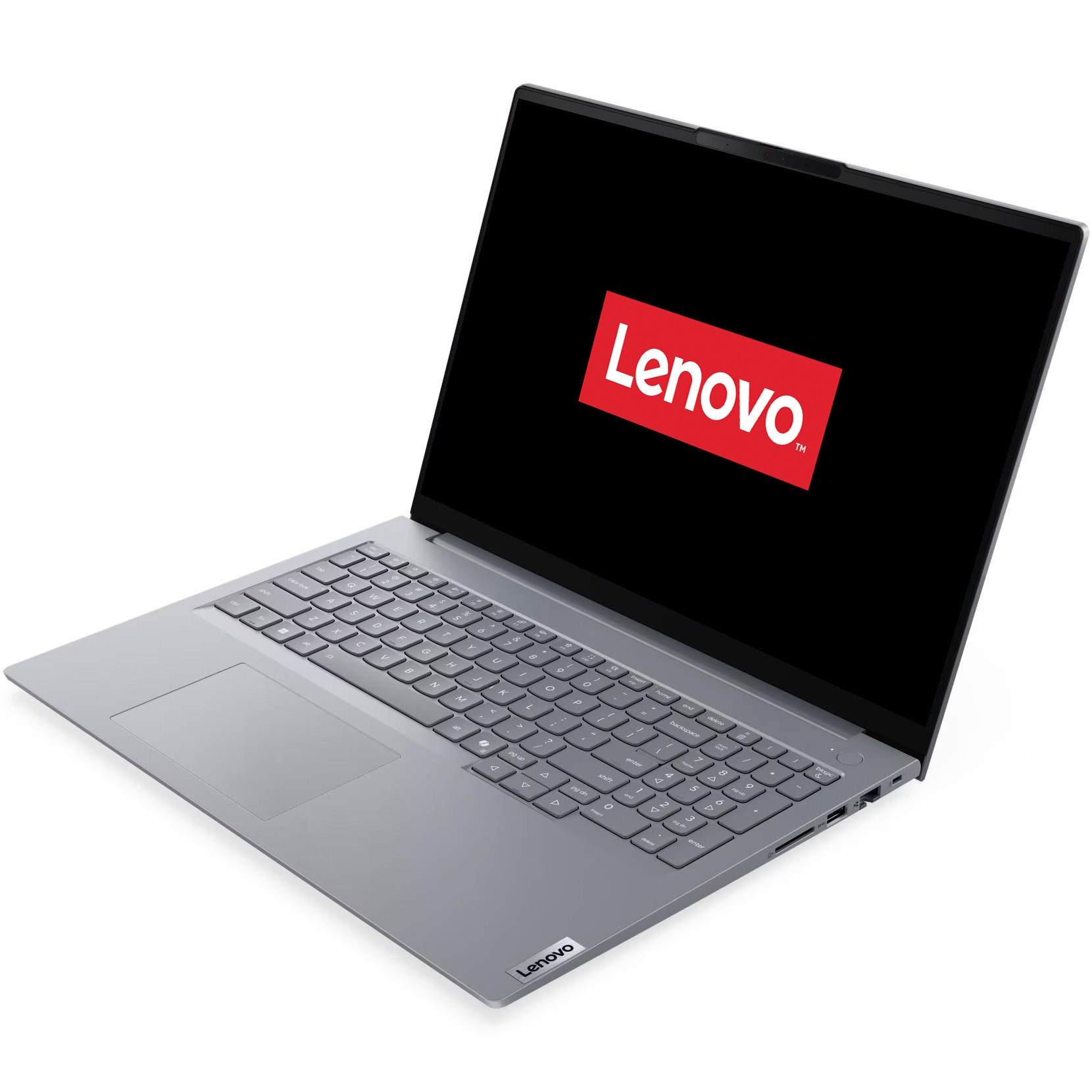Laptop Lenovo ThinkBook 16 G8 IRL cu procesor Intel® Core 7 240H pana la 4.0GHZ, 16" WUXGA, IPS, 32GB DDR5 RAM, 1TB SSD, Intel® Graphics, No OS, Arctic Grey