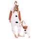Детска пижама Kigurumi Nikcorp Модел Олаф Снежен човек, Полиестер, Бял