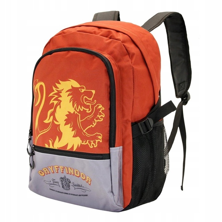 Rucsac, Nerd Hunters, Harry Potter, Material: Poliester, Ergonomic, Acoperire Impermeabila, Buzunare Suplimentare Pentru Accesorii, Atentie La Detalii, Rosu