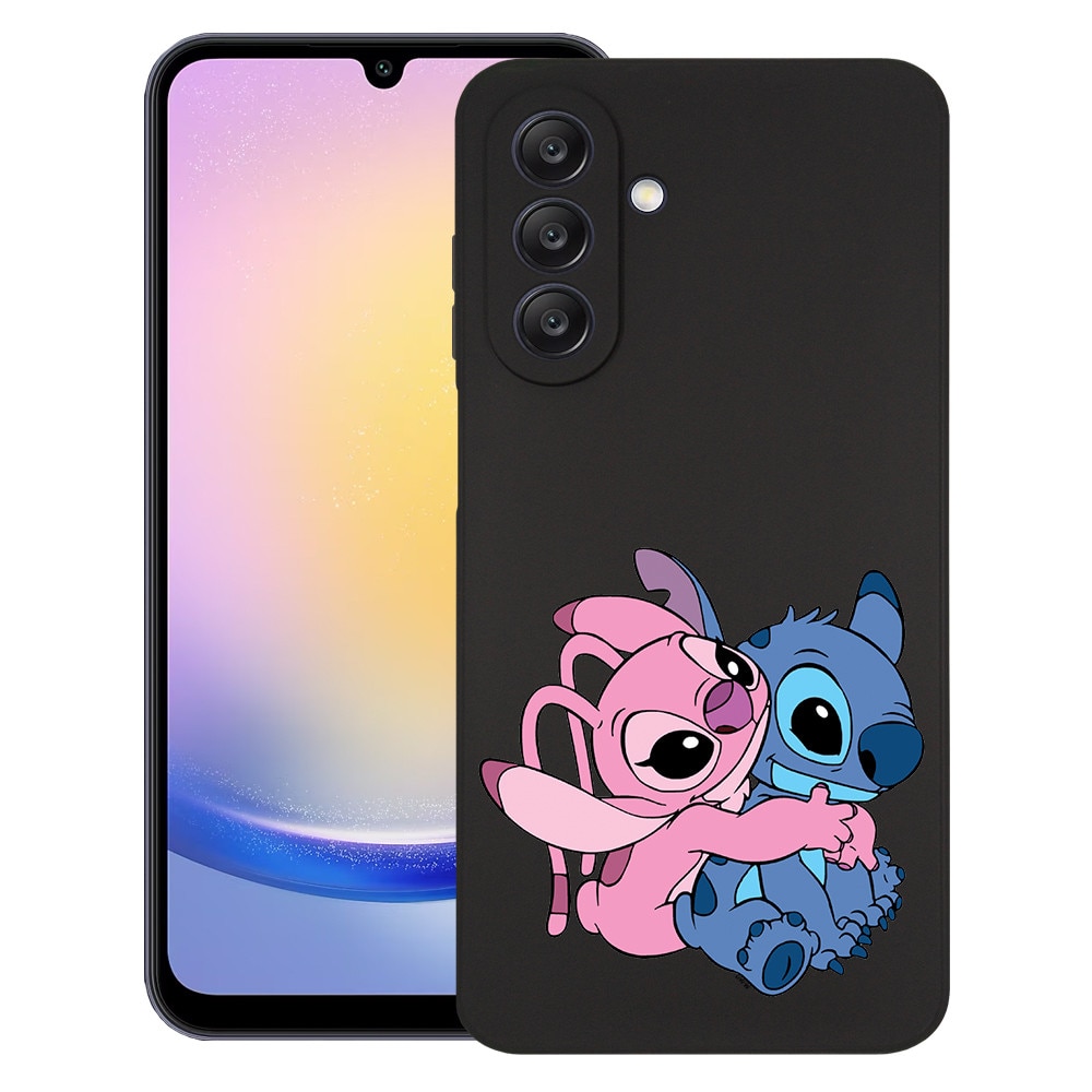 BestCase® Husa pentru Samsung Galaxy A15, Angel Hugging Stitch, Slim Silicon 0.8MM, Antisoc, Protectie camera si ecran, 1788876 B 1842