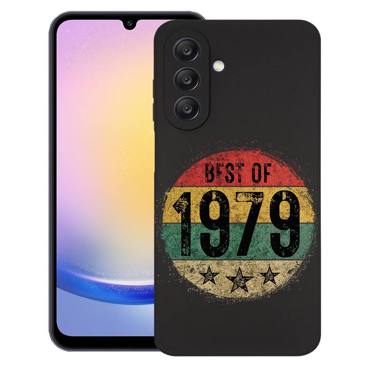 BestCase® Husa pentru Samsung Galaxy S23 FE, Best Of 1979, Slim Silicon 0.8MM, Antisoc, Protectie camera si ecran, 2010091 B 1912