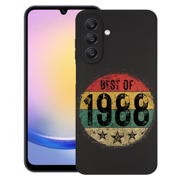 BestCase® Husa pentru Samsung Galaxy S23 FE, Best Of 1988, Slim Silicon 0.8MM, Antisoc, Protectie camera si ecran, 2010091 B 1921