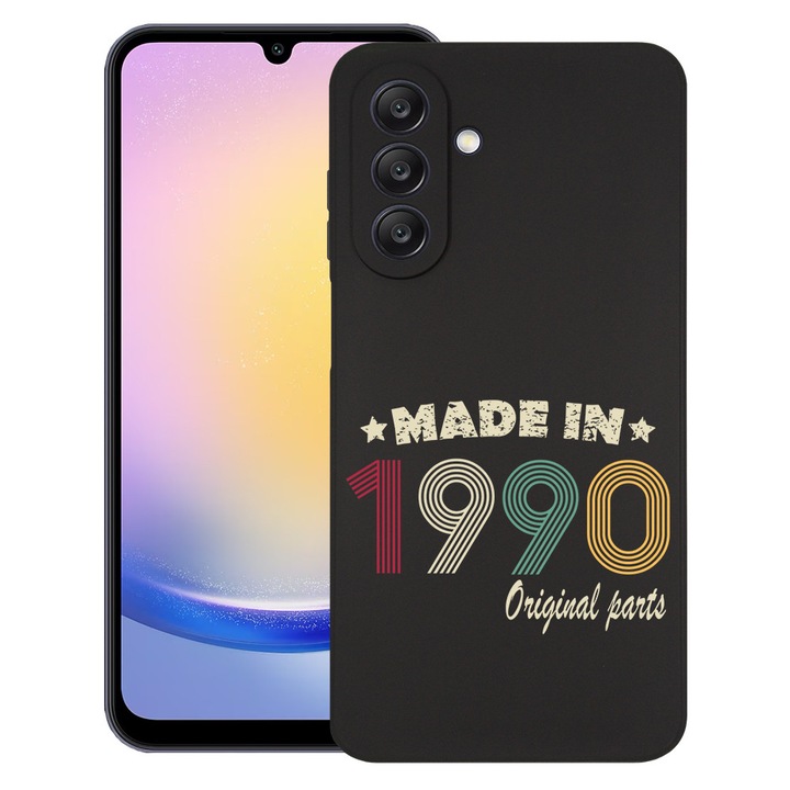 BestCase® Ultra Slim TPU tok Samsung Galaxy A37 5G-vel kompatibilis, Original Parts 1990, Kamera védelem, Kopásálló, 3128368 B 2007