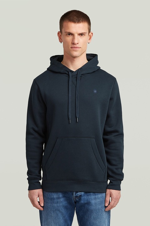 G-STAR, Худи Premium Core с джоб кенгуру, Ултрамарин синьо