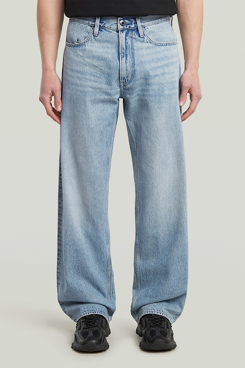 G-STAR, Blugi lejeri cu aspect decolorat Type 96, Albastru deschis