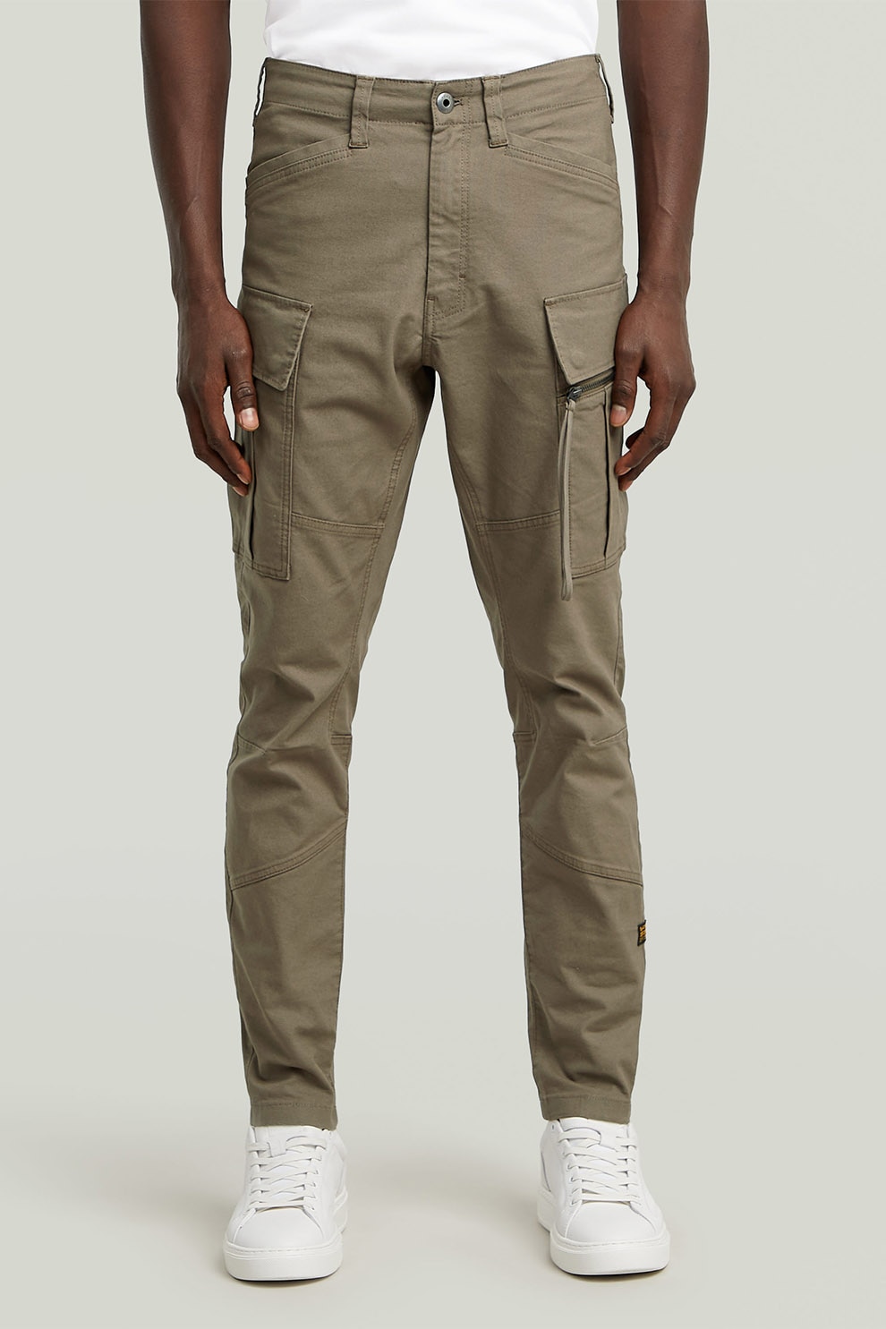 G-STAR, Pantaloni cargo skinny, Kaki, W36-L32