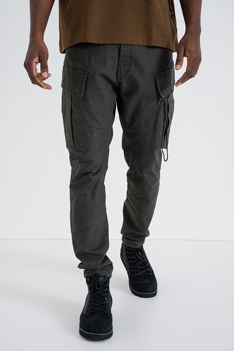 G-STAR, Pantaloni cargo skinny, Kaki inchis