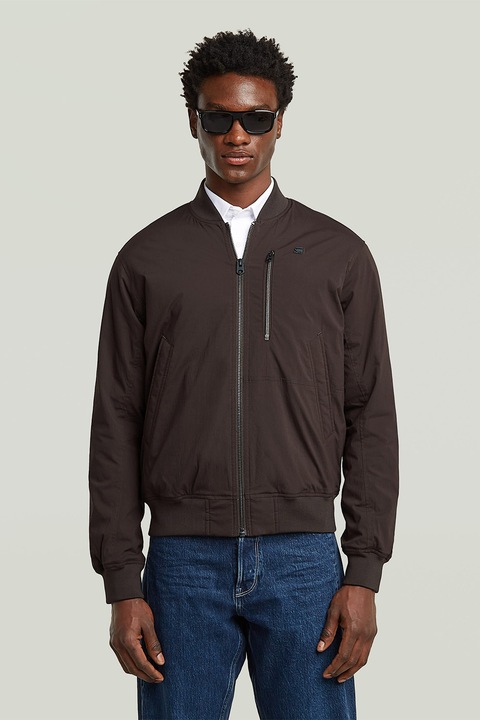 G-STAR, Яке бобър със скосени джобове, Тъмнокафяв