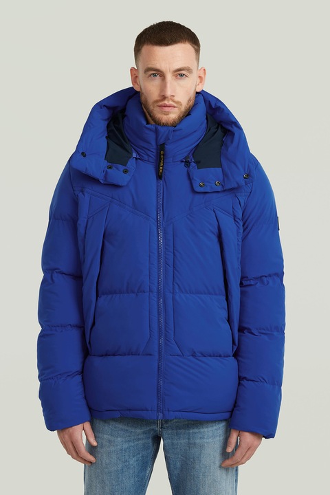 G-STAR, Подплатено зимно яке Whistler с качулка, Кралско Синьо, M