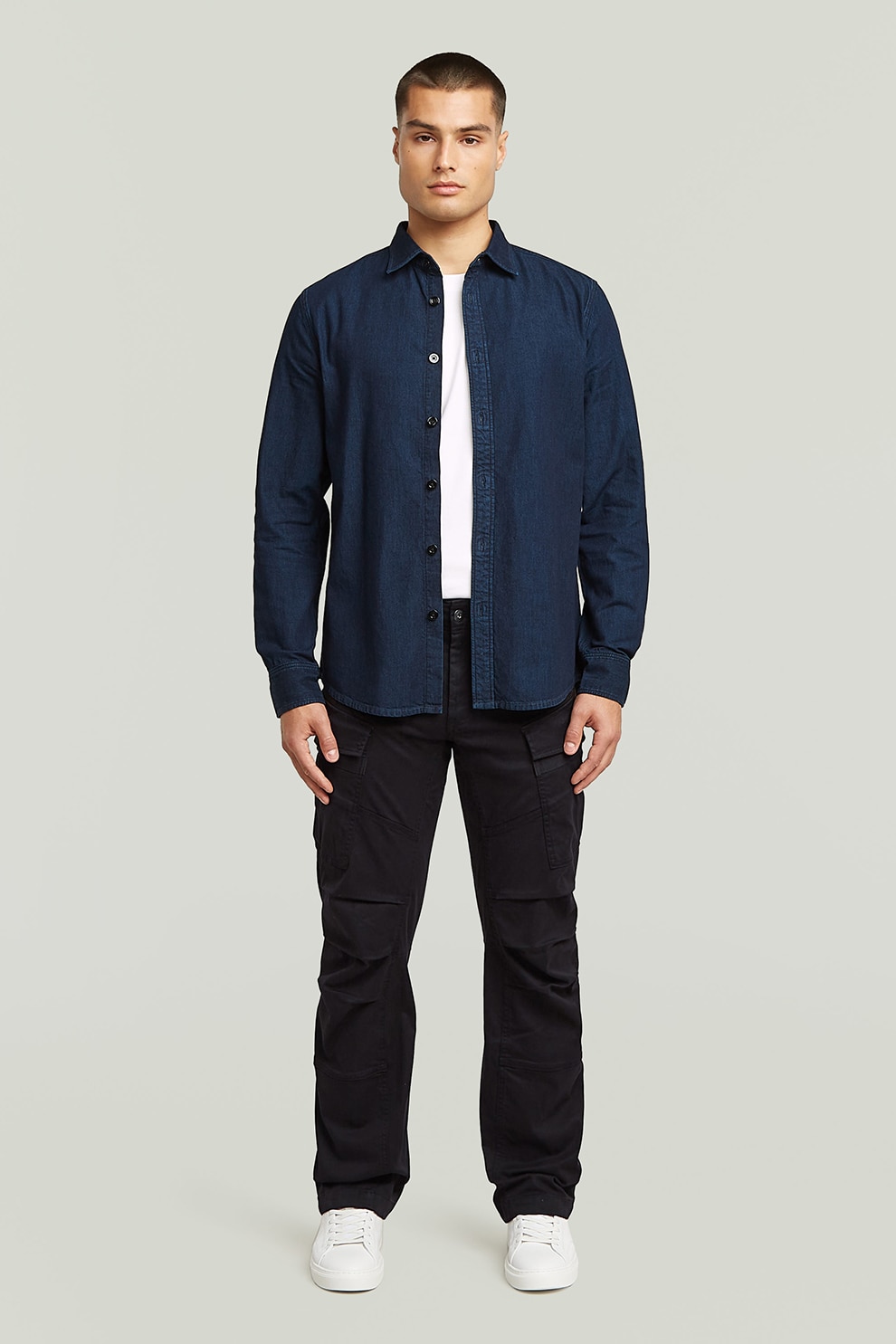 G-STAR, Pantaloni lungi relaxed fit, Negru, W33-L32