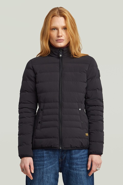 G-STAR, Geaca cu aspect matlasat, Negru