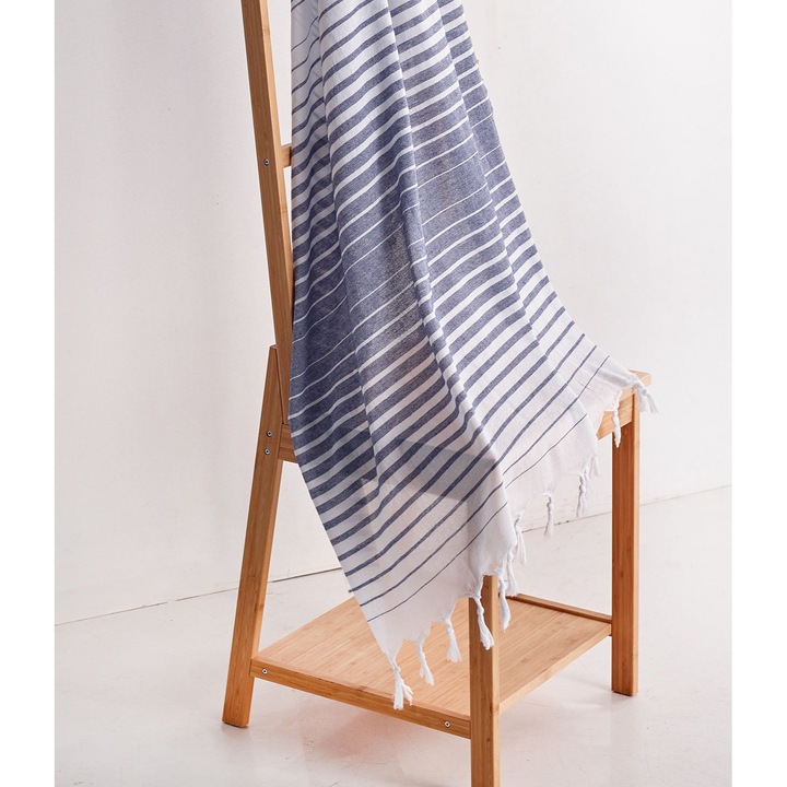 Плажна кърпа, ЦВЕТЕН ПАМУК, 100% памук, силно абсорбираща, 90x180 см, многоцветна