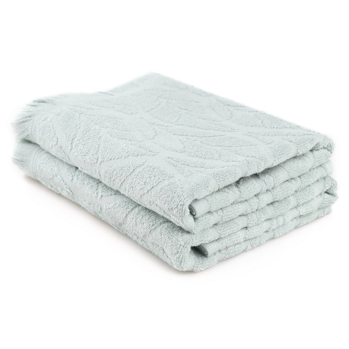 Комплект кърпи за баня, ЦВЕТЕН ПАМУК, цветен памук, 75x150 см, 2 броя