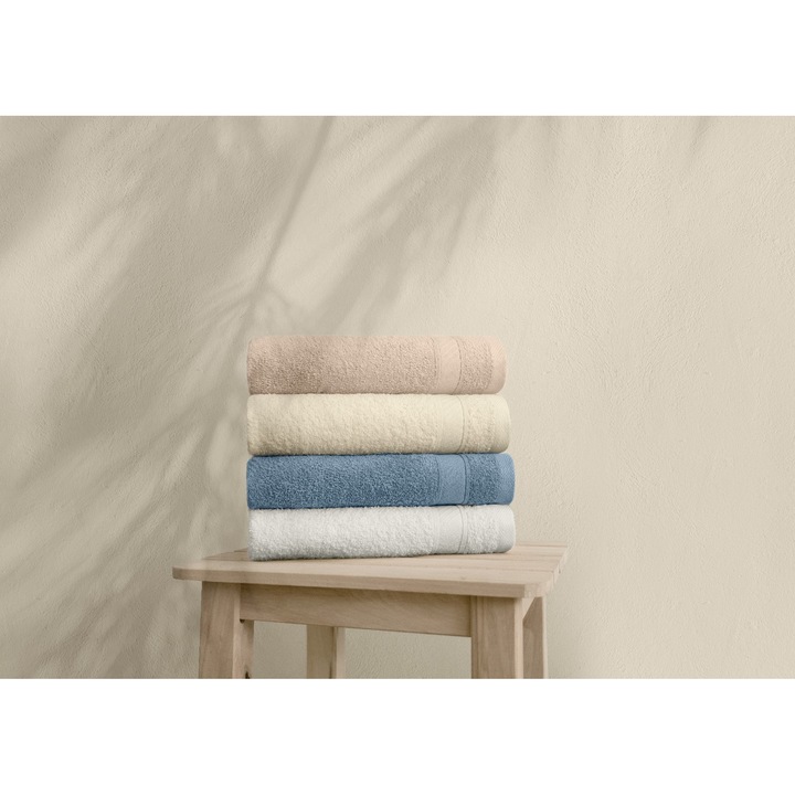 Комплект кърпи за лице, ЦВЕТЕН ПАМУК, памук, 100% памук, цветни, 50x90 см, 4 части