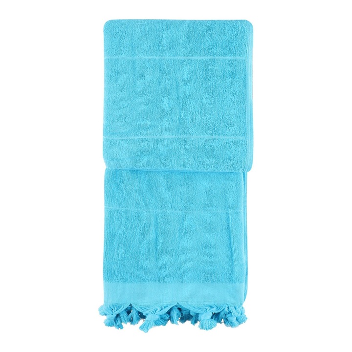 Плажни кърпи COLOUR COTTON Fouta Monaco, цветен памук, 95x180см, много абсорбиращи, меки