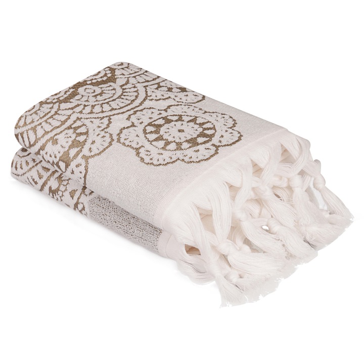 Set 2 prosoape de maini, COLOUR COTTON, 100% bumbac, 550 gr/m², 50x90cm