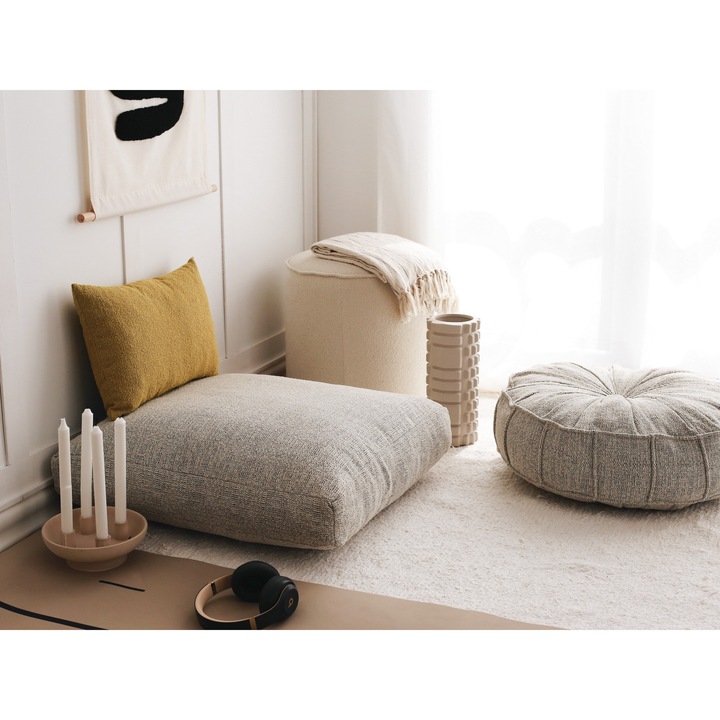 Perna decorativa, Woody Fashion, 70x27x70cm, 100% teddy, set 1 bucata