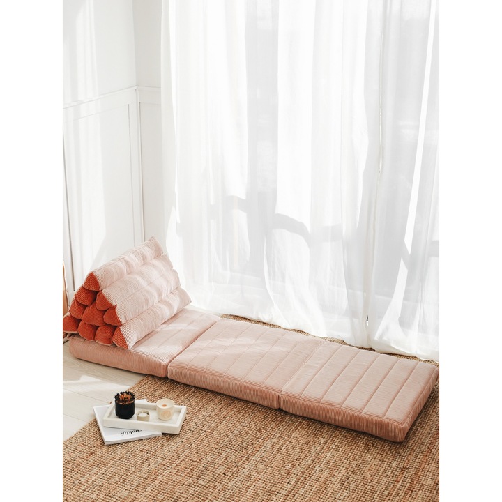 Perne decorative, Woody Fashion, model 5239, catifea, 55x60x55cm, extensibil 154cm