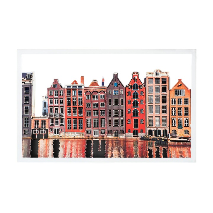 Dekoratív fém fali kiegészítő, Wallity, 45x70cm, 1.5mm vastagság, 0.8kg