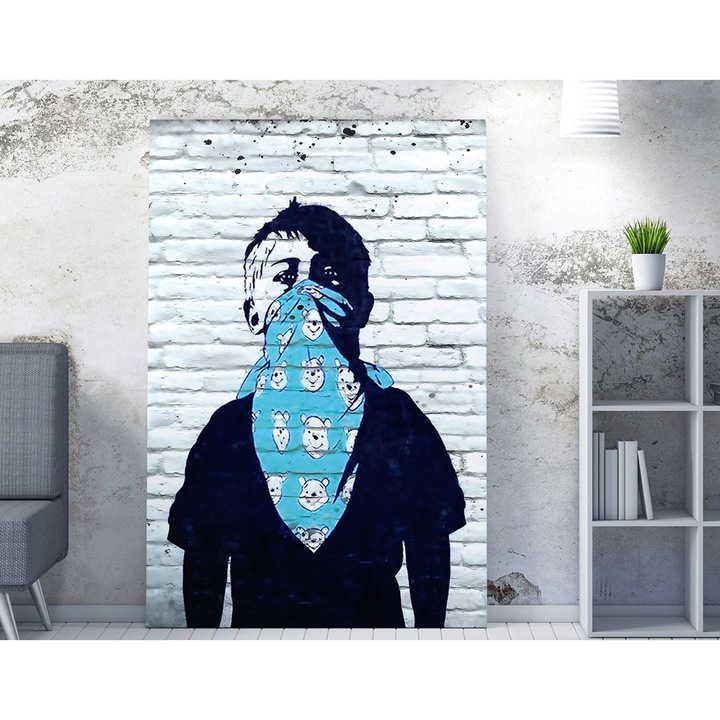 Dekoratív festmény, Wallity, 70x100cm, 50% pamut/50% poliészter, fa keret 2x3cm