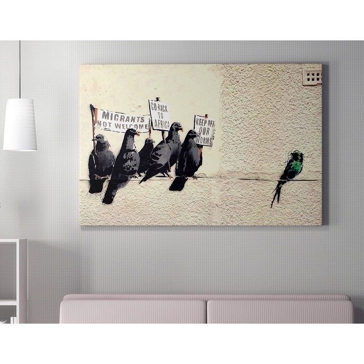 Dekoratív vászonfestmény, Wallity 5621, 70x100cm, fa keret 2x3cm, 50% pamut / 50% poliészter