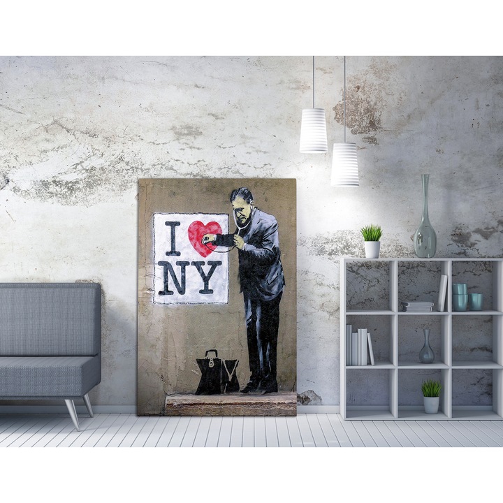 Dekoratív festmény, Wallity, 70x100cm, digitális nyomtatás, vászon, fakeret 2x3cm