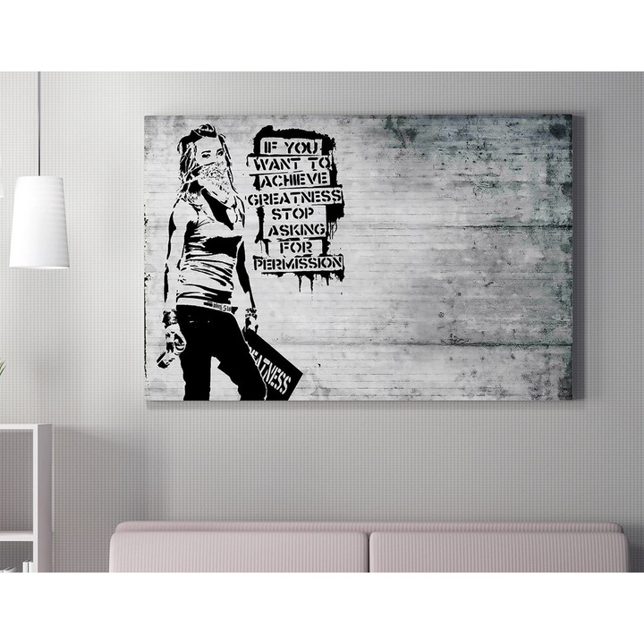 Dekoratív festmény, Wallity, 70x100cm, digitális nyomtatás, vászon, fakeret 2x3cm