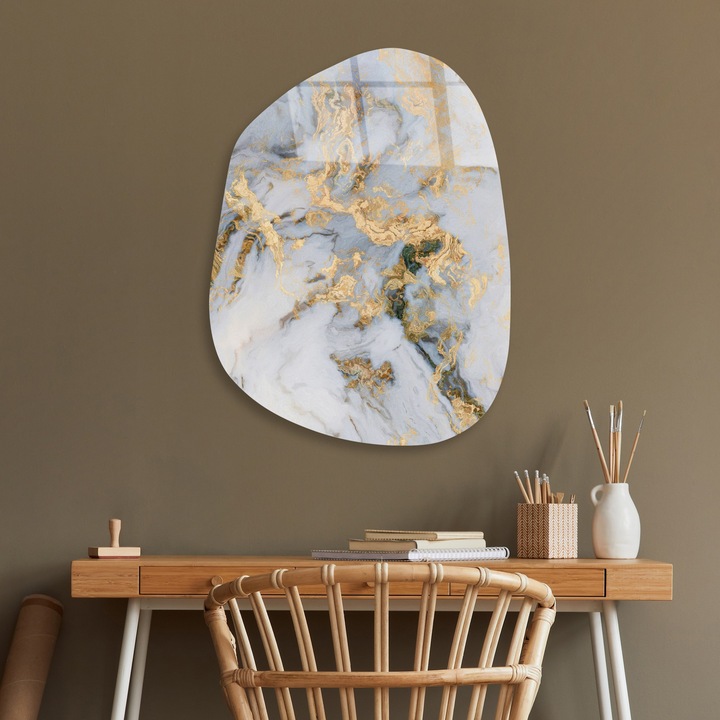 Картина върху закалено стъкло, Wallity, 50x70 см, траен принт