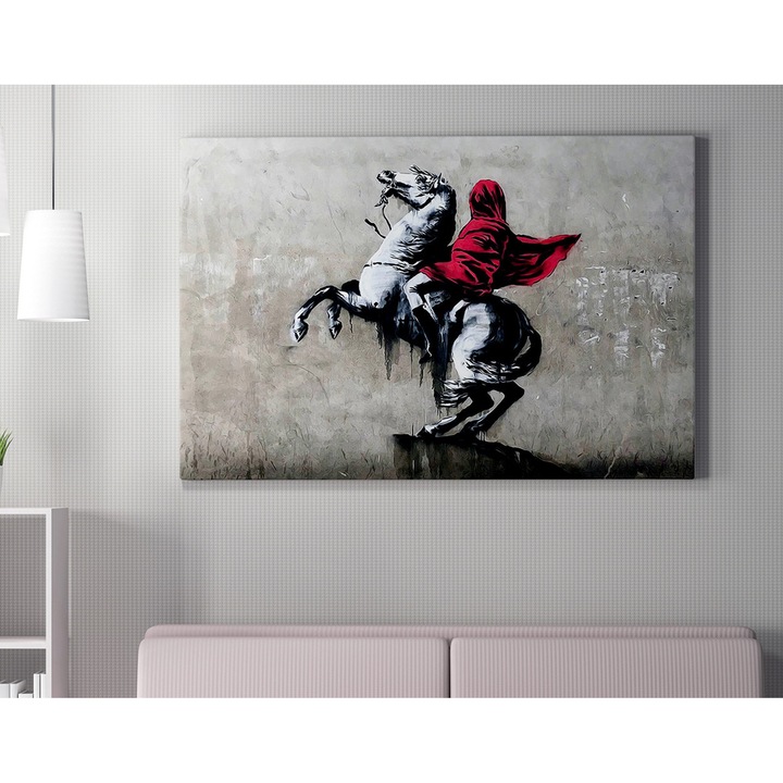 Dekoratív festmény, Wallity, 70x100cm, 50% pamut / 50% poliészter, fa keret 2x3cm